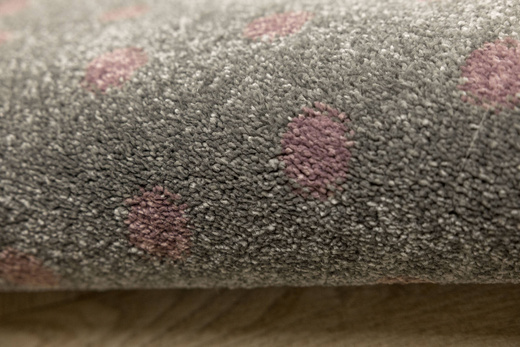 Dywan Dziecięcy Lima G930A l.grey/lila Szary Fiolet Serce