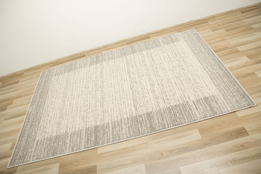 Wełniany Dywan Isfahan-M Cyryna Popielaty Ramka