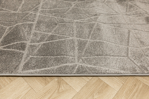 Chodnik Aruba G162A d.grey/grey Szary Romby Linie szerokość 80 cm