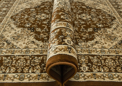 Dywan Super Rose 3619A brown/brown Ornament Brąz Beż Krem