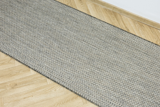 Chodnik Sznurkowy Jeans 19242/P91 Outdoor Beż Grafit Jodełka szerokość 100 cm