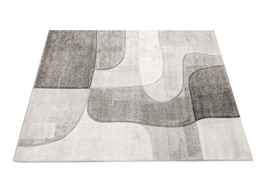 Dywan Kandy N381A l.grey/d.grey Szary Krem Fryz