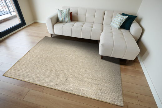 Dywan Sznurkowy Ella ST033A cream/cream Beż Krem Jodełka Outdoor