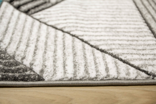 Dywan Amelia A632A grey/turquoise Szary Turkusowy Linie Paski Kreski