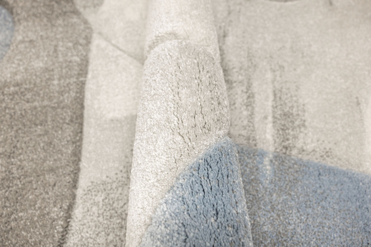 Dywan Kandy N414A l.grey/blue Szary Niebieski Krem Fryz