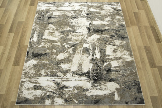 Dywan DAVINCI 2443B black/d.grey Y05/85 Beż Czarny szary