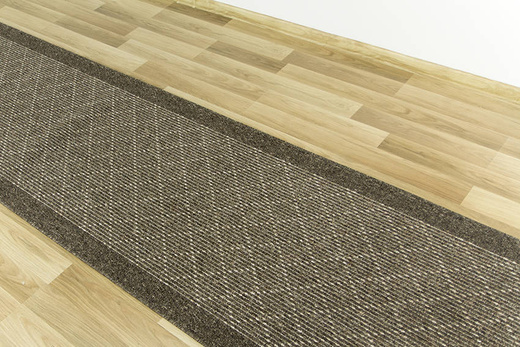 Antypoślizgowy Chodnik sznurkowy Boulevard 9218 brąz szerokość 80 cm