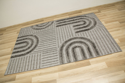 Dywan Amigo 0E560A anthracite Antracyt Półkola