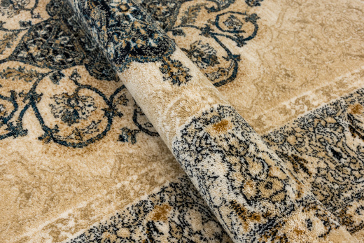 Wełniany Dywan Isfahan Brenda Jasny Beż Ornament