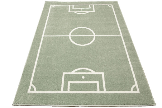 Dywan Dziecięcy Lima 6333B green/cream Boisko Zielona Oliwka Krem