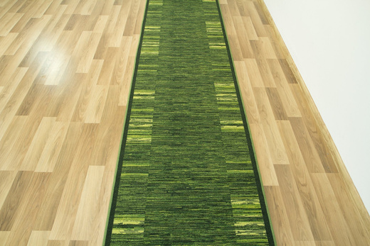 Antypoślizgowy chodnik Adagio 12 Zielony szerokosć 67 cm