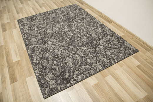 Dywan Pętelkowy Highline-Loop 14095 Szary Antracyt Ornament