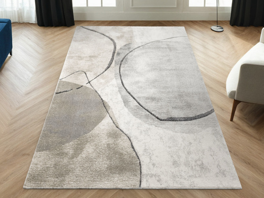 Dywan Daisy Carving 6104A cream/light be Krem Beż Szary Marmur