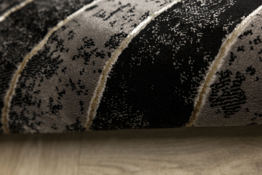 Dywan Kashmir KR158S BlackK/Gold Czarny Złoty Geometria