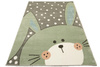  Dywan Dziecięcy Lima 1316C l.grey/green Szary Oliwkowy Króliczek