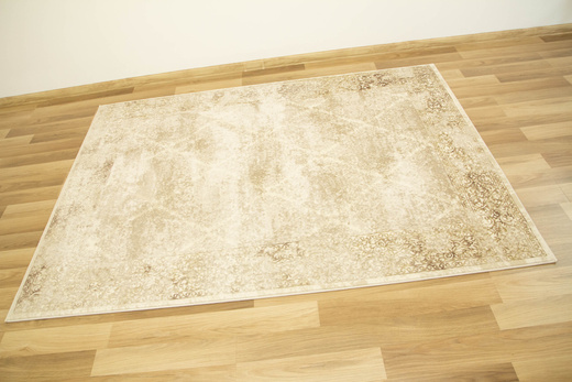 Lśniący Dywan Allora Plus 7754A l.beige Beż Krem Złoty Ornament