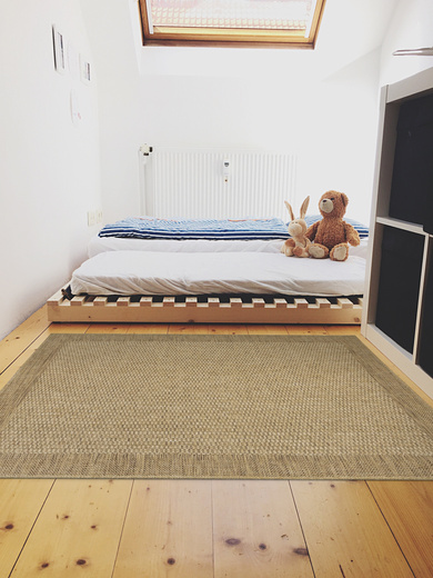 Dywan Sznurkowy Ella ST036A brown/brown Beż Brąz Ramka Outdoor