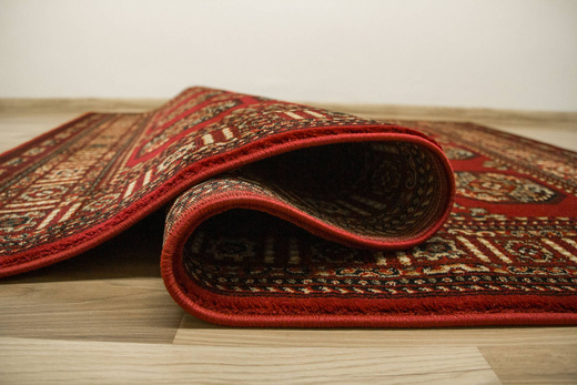 Dywan Ornamentowy Afgan 3181A red/red Czerwony Czarny Zielony