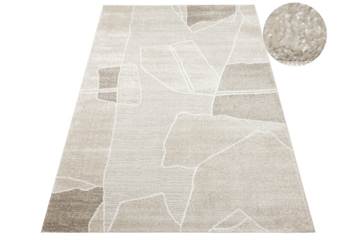 Dywan Matara N744A l.beige/m.beig Beż Krem Kaszmir Abstrakcja