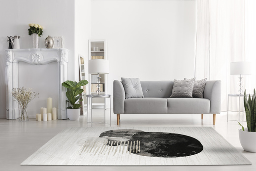 Dywan Kashmir KR107H Black/Vizon Czarny Złoty Abstrakcja