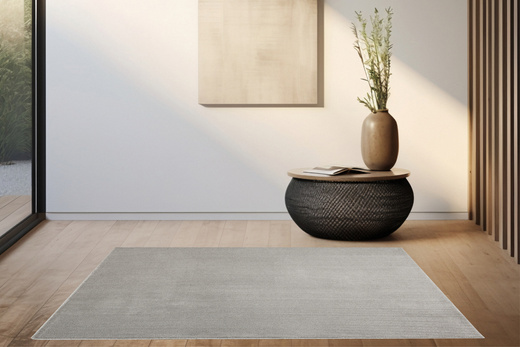 Dywan Hanoi 274 vilt Jasny Szary Filc Drugi Gatunek