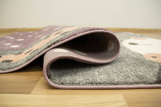 Dywan Dziecięcy Lima 1316C lila/l.grey Fiolet Szary Króliczek