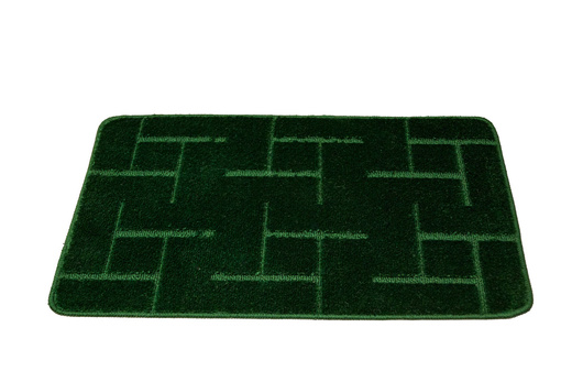 Dywanik Łazienkowy Teramo Green Butelkowa Zieleń