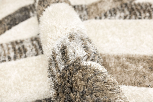 Dywan Shaggy California Y529G beige/vizion Brąz Krem