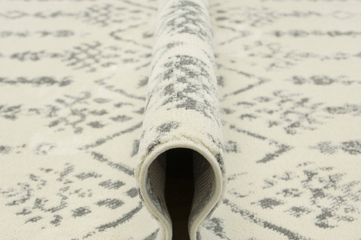 Dywan Karof 2619A white/grey 34 Krem Szary Etno
