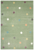  Dywan Dziecięcy Lima C275A green/lila Pistacjowy Kropki
