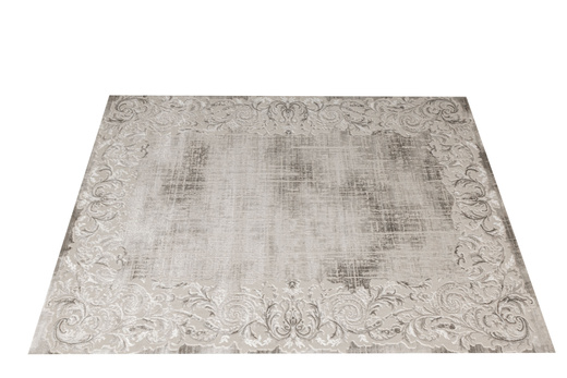 Dywan Nantes NT211A Vizon/Vizon Szarobeżowy Krem Ornament