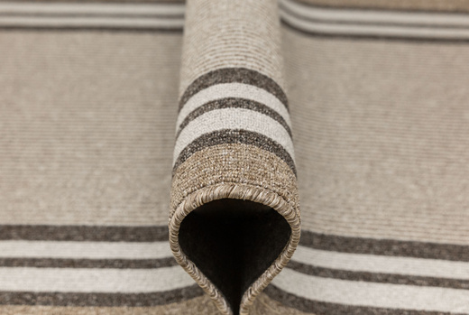 Chodnik Colorado 5412 Brąz Beż Pasy szerokość 80 cm