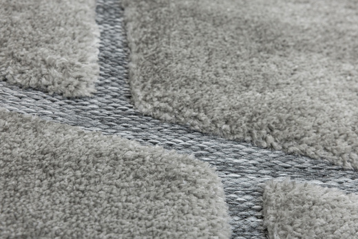 Dywan Shaggy Lula Soft IM89A L.Grey/L.Grey Szary Geometryczny Trójkąty