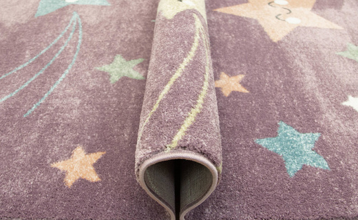 Dywan Lima 1296A lila/blue Uśmiechnięte Gwiazdki