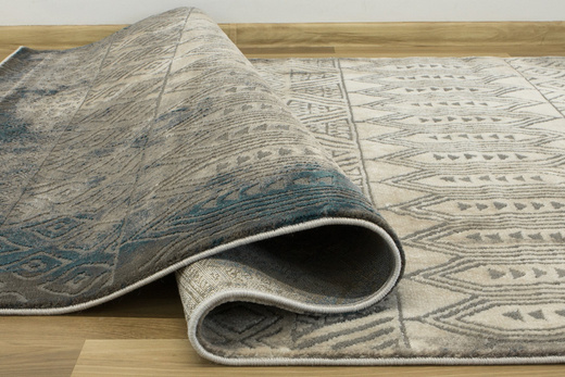 Dywan VERSAGE 2188A blue/krem Kremowy Niebieski