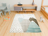  Dywan Dziecięcy Lima G761A cream/blue Góry Krem Turkus