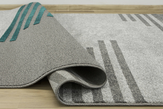 Dywan Agnella Meteo Portat zielony z efektem 3D