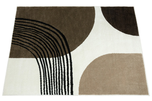 Dywan Clara 02923A cream/brown Brąz Krem Abstrakcja