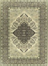 Wełniany Dywan Agnella Isfahan Leyla Alabastrowy Ornament