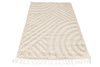 Dywan Berber 9754 Ivory Kość Słoniowa Krem Pólkola 3D z frędzlami
