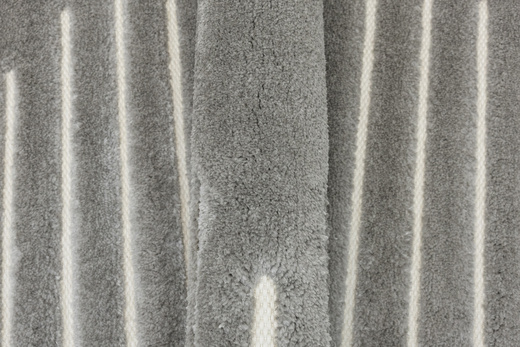 Dywan Shaggy Lula Soft IM43A CNFG4 Cream/Grey Szary Geometryczny Romby Kreski