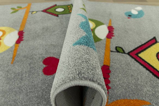 Dywan Rainbow 11205/190 szare sowy