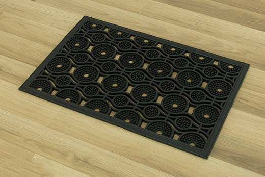 Wycieraczka gumowa ażurowa komo kółka