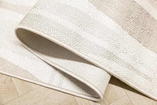 Dywan Sznurkowy Haga 04726A l.grey/cream Krem Beż Szary Fale Outdoor