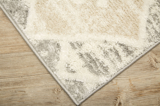 Dywan Loris G179B cream/beige Szary Beż Romby