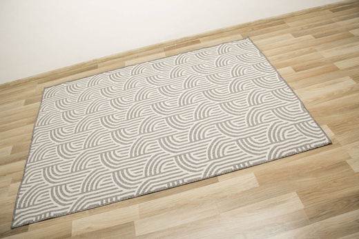 Dywan Dwustronny Sznurkowy Brussels 205725/10010 Silver Linie Outdoor