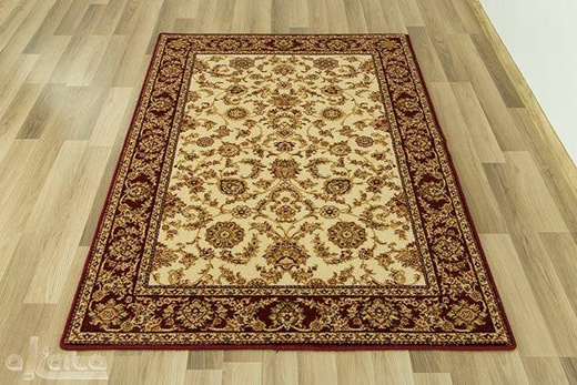 Wełniany Dywan Agnella Isfahan Anafi Bursztyn