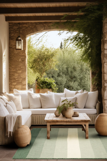 Dywan Dwustronny Sznurkowy Brussels 205248/10510 green Outdoor