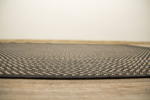 Zewnętrzny Dywan Sznurkowy Jeans 19242/P10 Brąz Beż Grafit Ramka