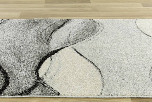 Chodnik Rio C443A jasny szary szerokość 100 cm